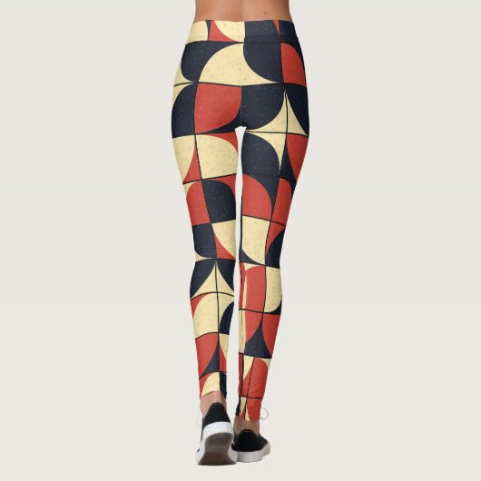 抽象芸術幾何学的：計算芸術 レギンス (裏面)