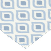 抽象芸術幾何学的、青、白オフ テーブルクロス (アングル)