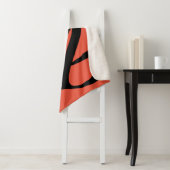 抽象芸術幾何学線アート シェルパブランケット (インサイチュ)