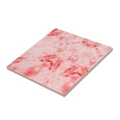 抽象芸術幾何学芸術赤ピンクセラミックタイル タイル (側面)