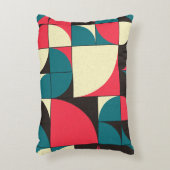 抽象芸術幾何学計算芸術イラストレーション アクセントクッション (正面(垂直))