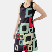 抽象芸術幾何学計算芸術イラストレーション エプロン (インサイチュ)