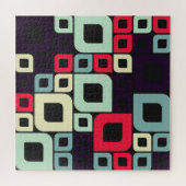 抽象芸術幾何学計算芸術イラストレーション ジグソーパズル (横)