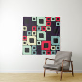 抽象芸術幾何学計算芸術イラストレーション タペストリー (インサイチュ(横))