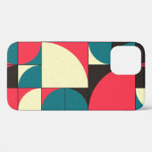 抽象芸術幾何学計算芸術イラストレーション Case-Mate iPhoneケース (裏面 (横))
