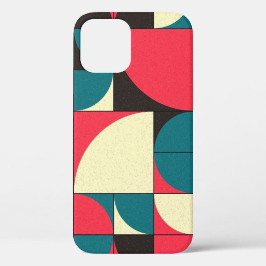 抽象芸術幾何学計算芸術イラストレーション Case-Mate iPhoneケース (裏面)