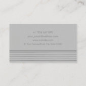 抽象芸術幾何学銀箔フォトグラファー 名刺 (裏面)