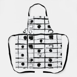 抽象芸術幾何学 エプロン
