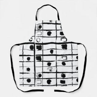 抽象芸術幾何学 エプロン