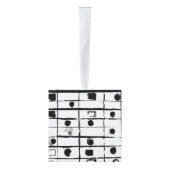 抽象芸術幾何学 キューブオーナメント (右)