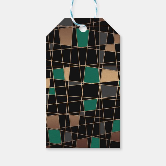 抽象芸術幾何学 ギフトタグ (正面)