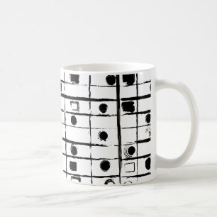 抽象芸術幾何学 コーヒーマグカップ