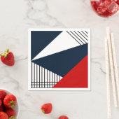 抽象芸術幾何学 スタンダードカクテルナプキン (インサイチュ)