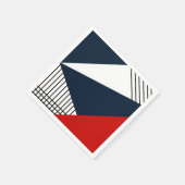 抽象芸術幾何学 スタンダードカクテルナプキン (角)