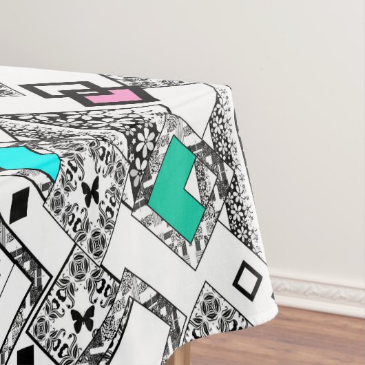抽象芸術幾何学 テーブルクロス (インサイチュ)