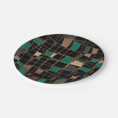 抽象芸術幾何学 ペーパープレート (アングル)