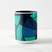 抽象芸術幾何学 マグカップ (中央)