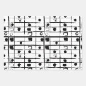 抽象芸術幾何学 ラッピングペーパーシート (正面3)