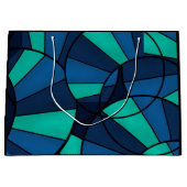 抽象芸術幾何学 ラージペーパーバッグ (正面)