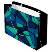抽象芸術幾何学 ラージペーパーバッグ (裏面アングル)