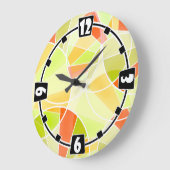 抽象芸術幾何学 ラージ壁時計 (傾斜)