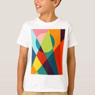抽象芸術幾何学 Tシャツ