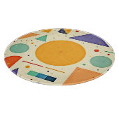 抽象芸術幾何形状デザイン カッティングボード (角)