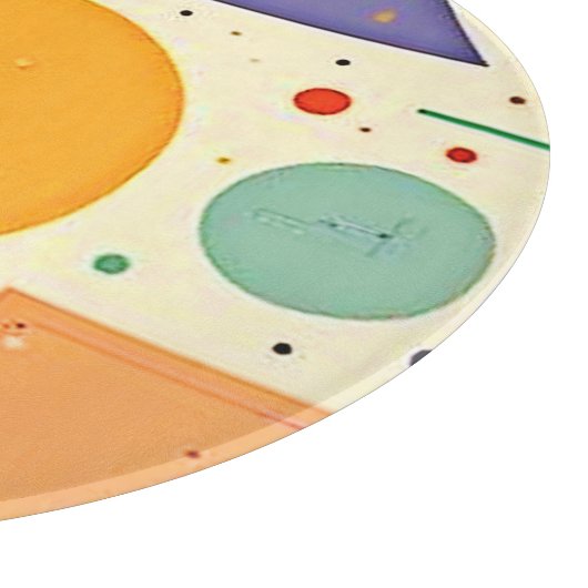 抽象芸術幾何形状デザイン カッティングボード (角)