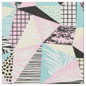 抽象芸術幾何模様 ファブリック (クローズアップ)