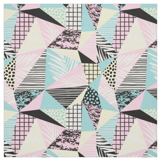 抽象芸術幾何模様 ファブリック (見本)