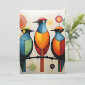 抽象芸術幾何疑問に思鳥 シーズンカード (スタンド正面)