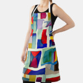 抽象芸術幾何絵画図形 エプロン (インサイチュ)