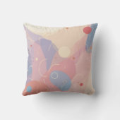 抽象芸術幾何装飾用クッション クッション (裏面)