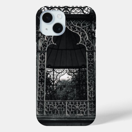 抽象芸術建物白黒 Case-Mate iPhoneケース (裏面)