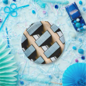 抽象芸術建物 ペーパープレート (パーティー)