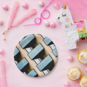 抽象芸術建物 ペーパープレート (パーティー)