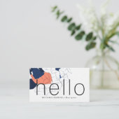 抽象芸術建築ホーム写真デザイナー 名刺 (スタンド正面)