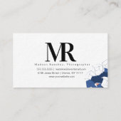 抽象芸術建築ホーム写真デザイナー 名刺 (裏面)