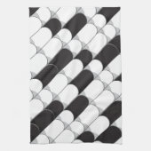 抽象芸術建築 キッチンタオル (縦)