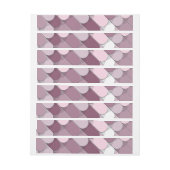 抽象芸術建築（タイル） 2 ラップアラウンドラベル (シート)