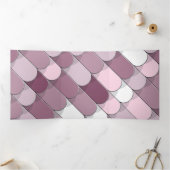 抽象芸術建築（タイル） 2 三つ折りクリスマスカード (内部)