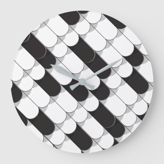 抽象芸術建築 ラージ壁時計 (正面)