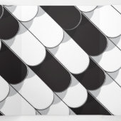 抽象芸術建築 三つ折りクリスマスカード (内部中)