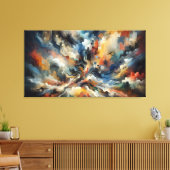 🎨抽象芸術式のウォールアート: キャンバスプリント (インサイチュ (リビング))