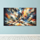 🎨抽象芸術式のウォールアート: キャンバスプリント (インサイチュ (ウッドフロア))