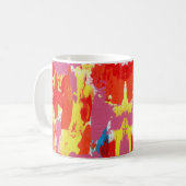 抽象芸術式第7号(Michael Moffa) コーヒーマグカップ (正面左)