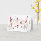 抽象芸術式「明るい日」カード カード (黄色い花)