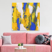 抽象芸術式#10by Michael Moffa キャンバスプリント (インサイチュ (リビング))