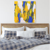 抽象芸術式#10by Michael Moffa キャンバスプリント (インサイチュ (寝室))