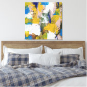 抽象芸術式#11by Michael Moffa キャンバスプリント (インサイチュ (寝室))